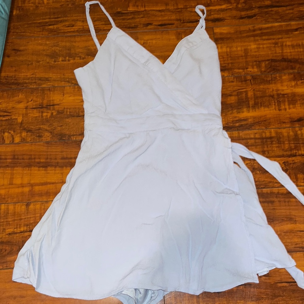 COPY - Blue wrap around romper